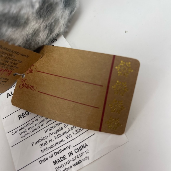 AMERICAN GIRL: Wish Pillow, Gray/White Animal Print Star. With tags, 2015 - Picture 8 of 9